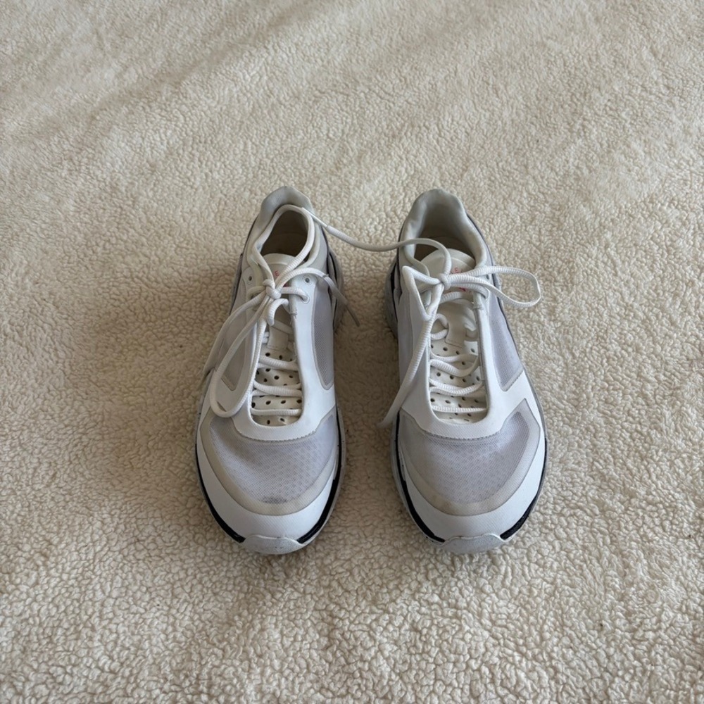 Adidas x Stella‎ McCartney Earthlight Mesh Running Shoes W 8.5 White Grey